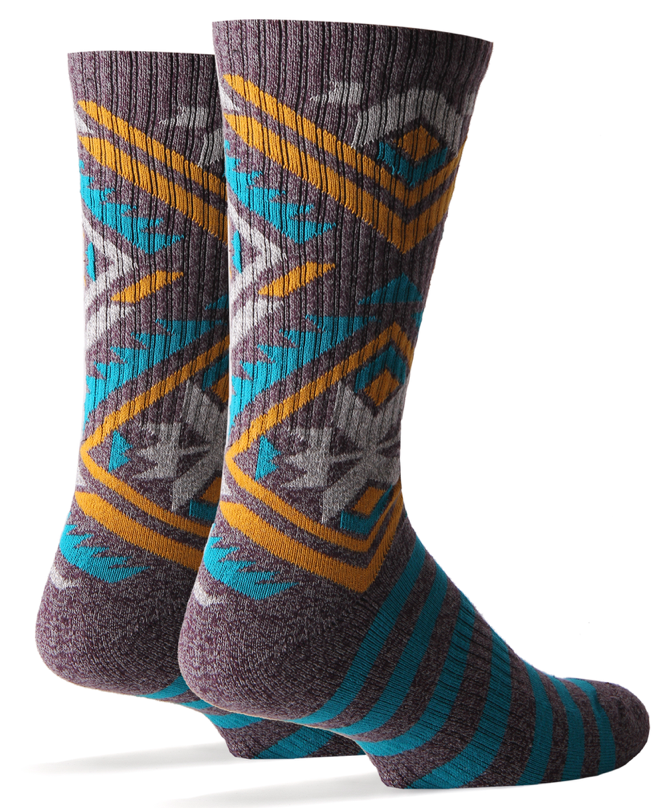 Blue Peak Men's Athletic Cotton Crew Socks