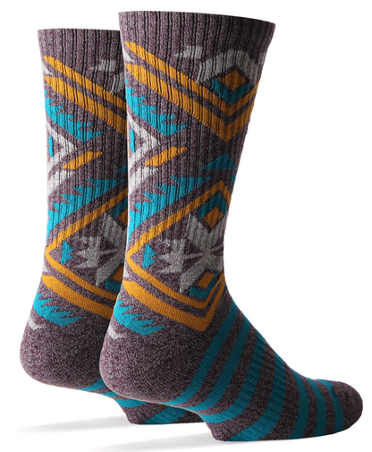 Blue Peak Men's Athletic Cotton Crew Socks