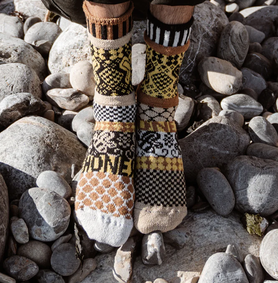 Honey Bee Crew Socks