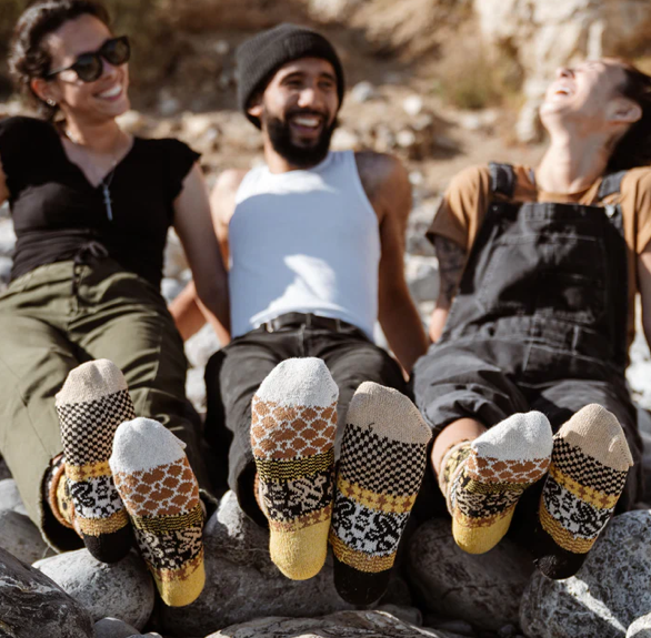 Honey Bee Crew Socks