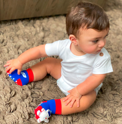 Baby Astronaut Boogie Toes Rattle Socks