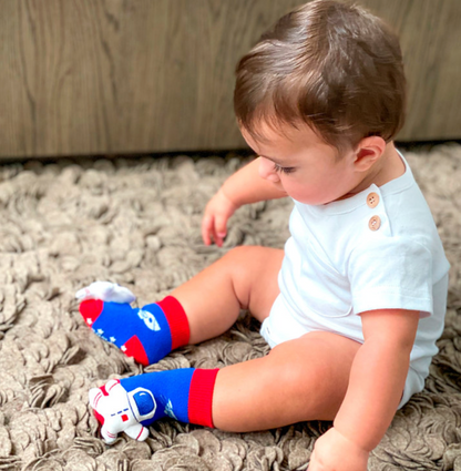 Baby Astronaut Boogie Toes Rattle Socks