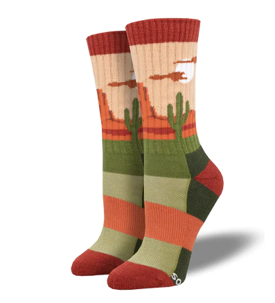DESERT PLAINS MERINO WOOL WOMEN'S CREW