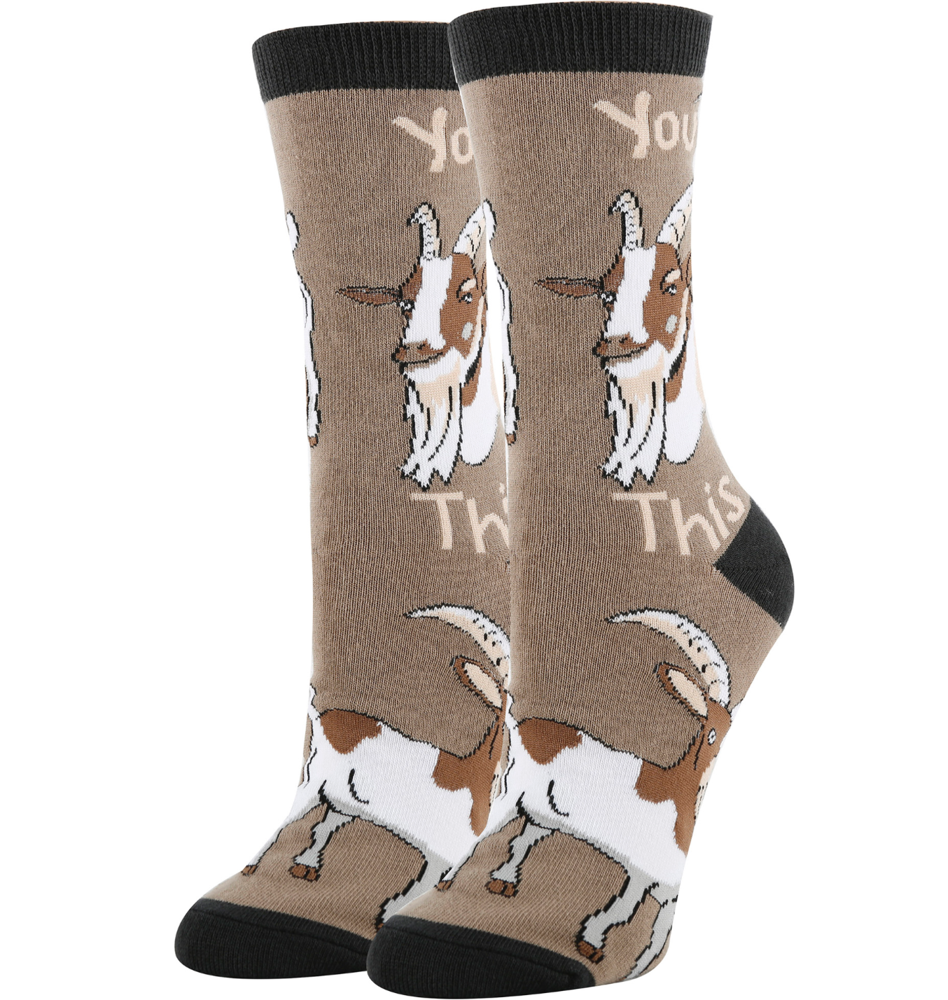 YOU GOAT THIS WOMEN'S CREW SOCKS
