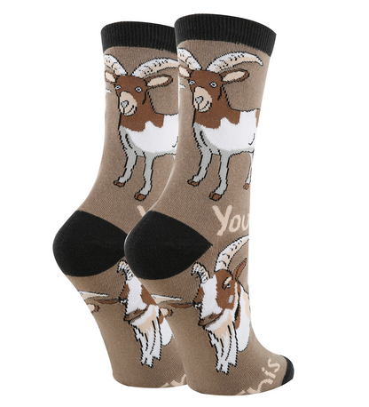 YOU GOAT THIS WOMEN'S CREW SOCKS