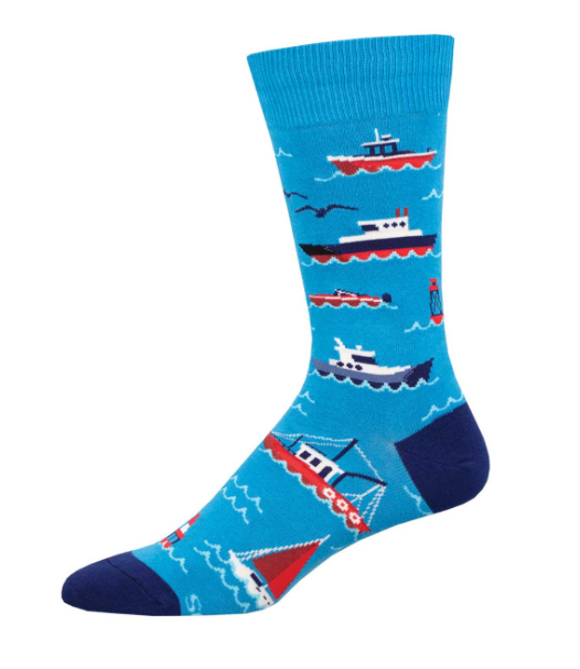 DON'T ROCK THE BOAT  MEN'S CREW SOCKS