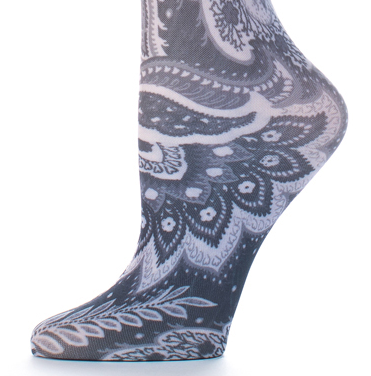 Black Calypso Womens 8-15 mmHg Compression Sock