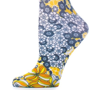 Gina's Flowers Womens 8-15 mmHg Compression Sock