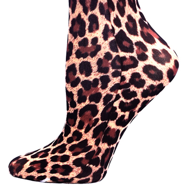 Hairy Leopard Womens 8-15 mmHg Compression Sock-