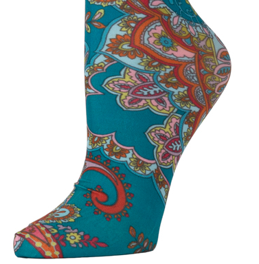 Paisley Dance Womens 8-15 mmHg Compression Sock
