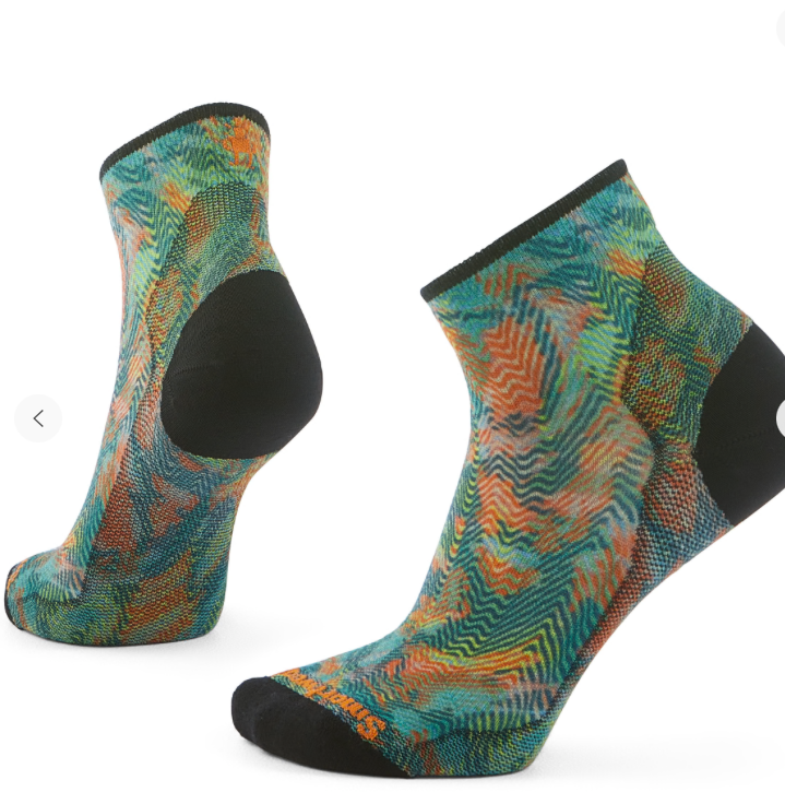 Women's Bike Jungle Music Print Ankle Socks Zero Cushion