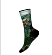Hike Targeted Cushion Trail Trekker Print Crew Socks