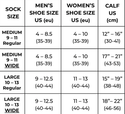 MEDICAL BAMBOO BLEND MILD COMPRESSION SOCKS UNISEX