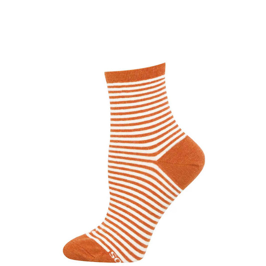 SAILOR STRIPE WOMEN'S COTTON MINI CREW SOCKS