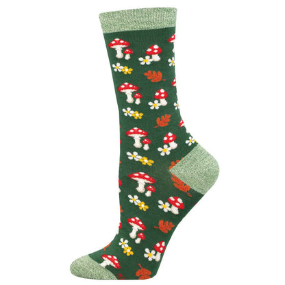 GEMS OF THE FOREST WOMEN'S BAMBOO CREW SOCKS