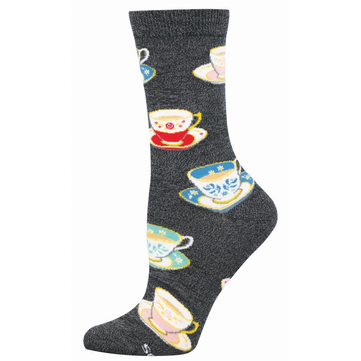 SPOT OF TEA, PLEASE WOMEN'S BAMBOO CREW SOCKS
