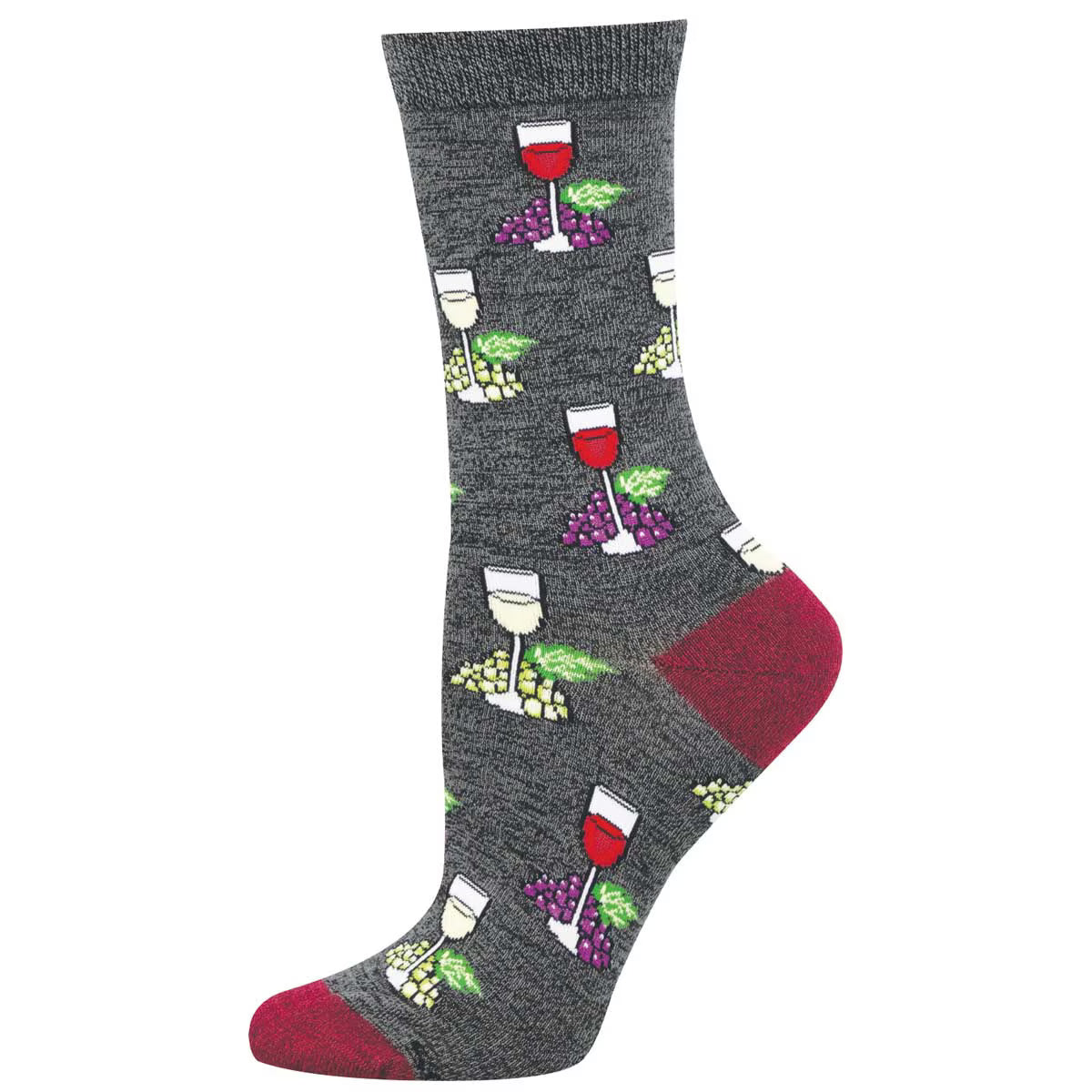 BEAUTIFUL VINO WOMEN'S BAMBOO CREW SOCKS