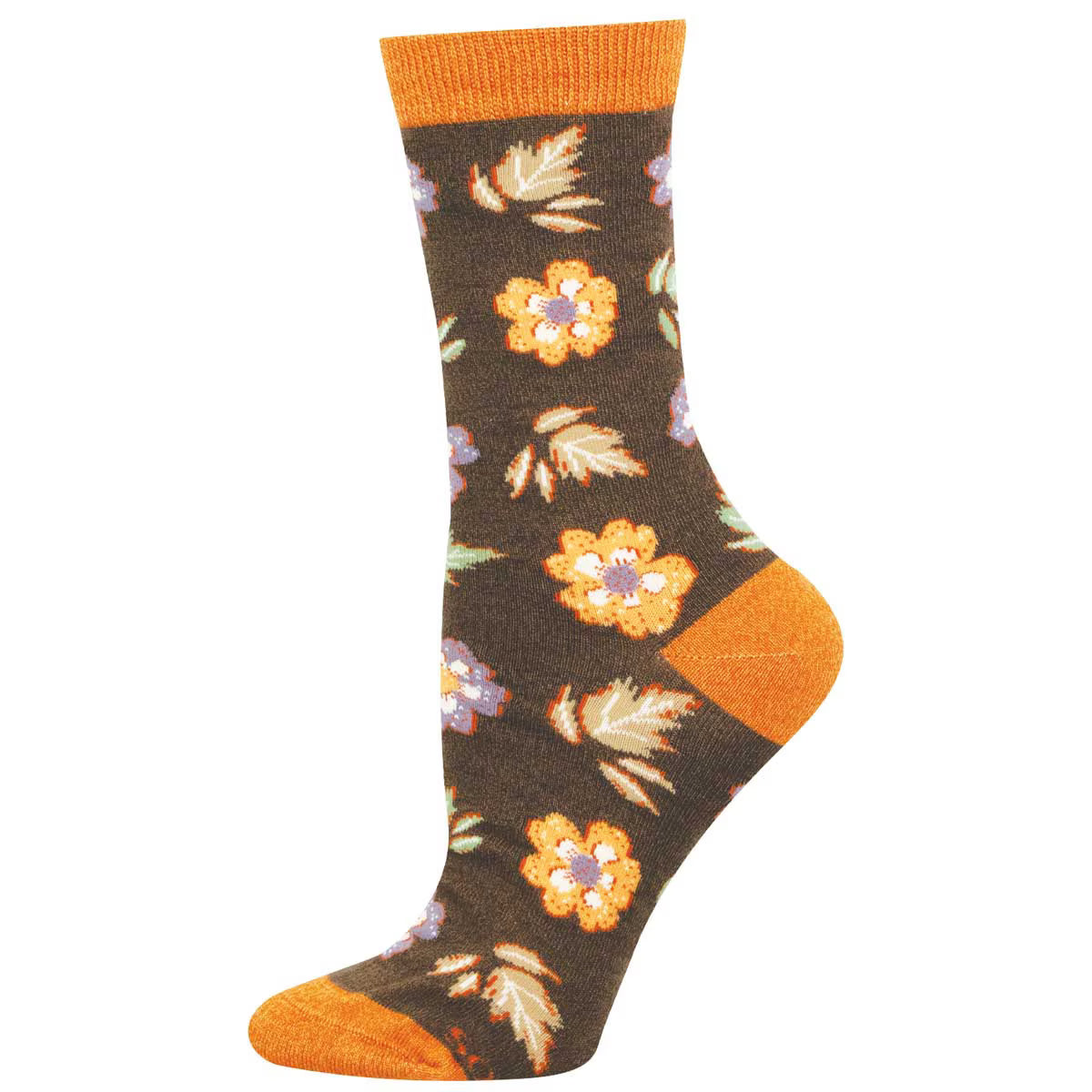 AUTUMN FOLIAGE WOMEN'S BAMBOO CREW SOCKS