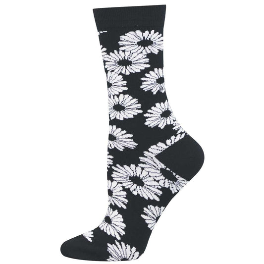 DAISY NOIR WOMEN'S BAMBOO CREW SOCKS