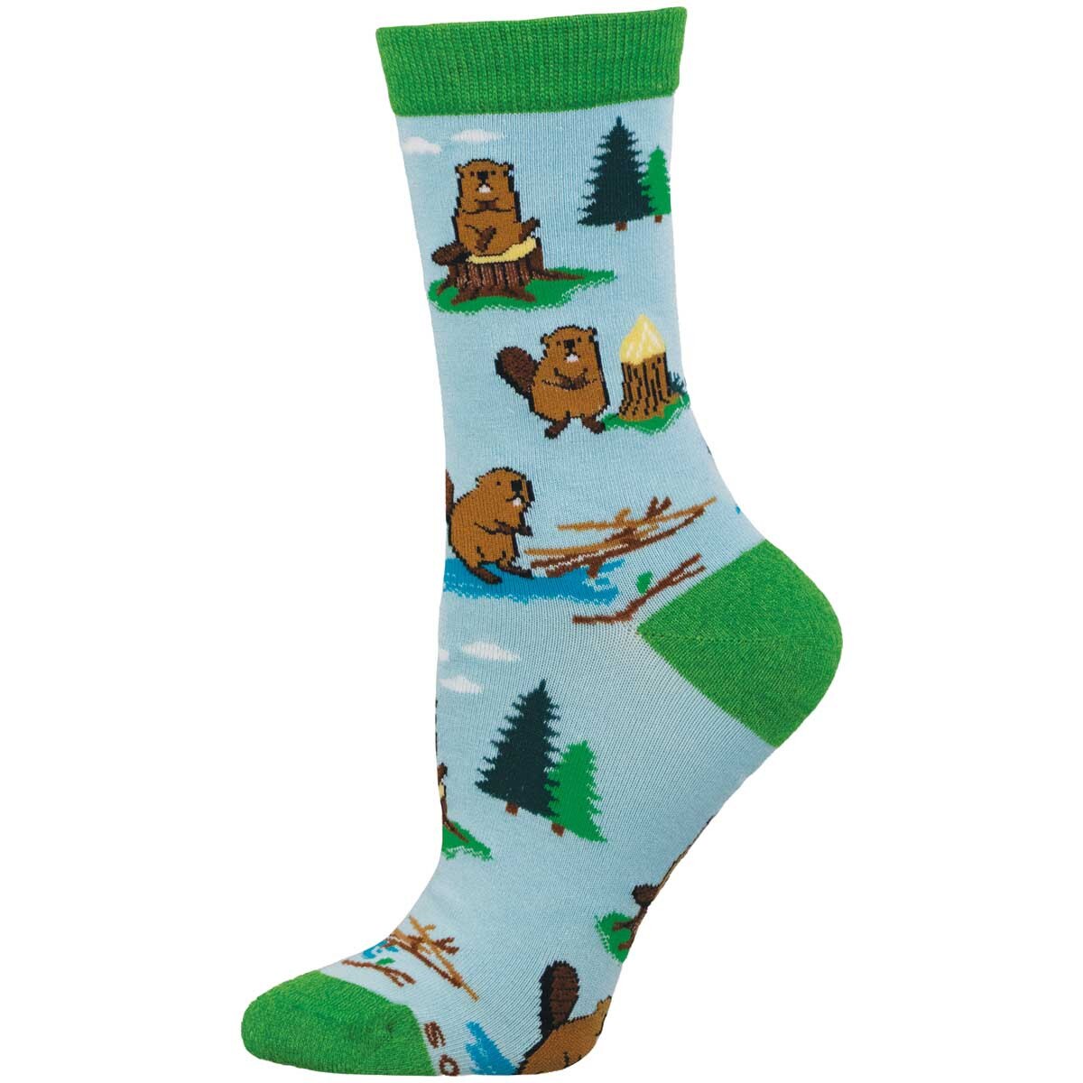 DAM BEAVER WOMEN'S BAMBOO CREW SOCKS