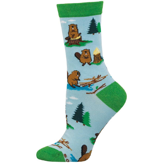 DAM BEAVER WOMEN'S BAMBOO CREW SOCKS