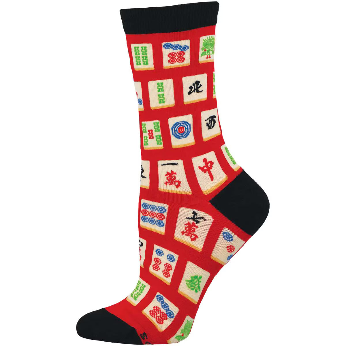 MAHJONG WOMEN'S BAMBOO CREW SOCKS