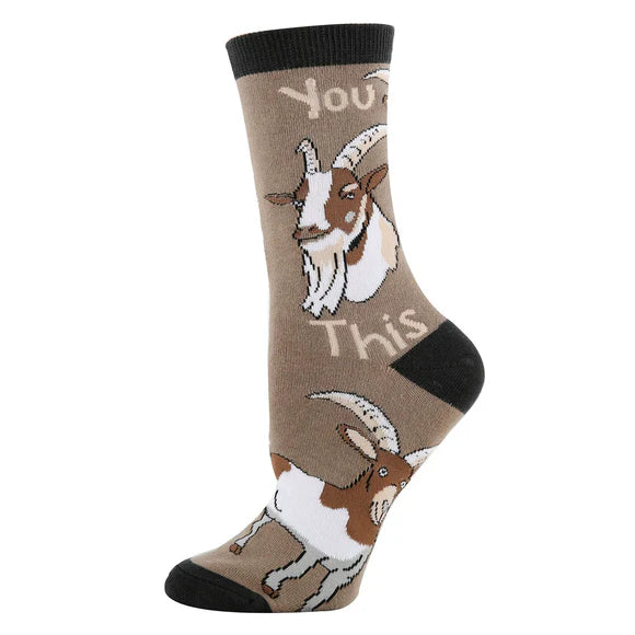 YOU GOAT THIS WOMEN'S CREW SOCKS