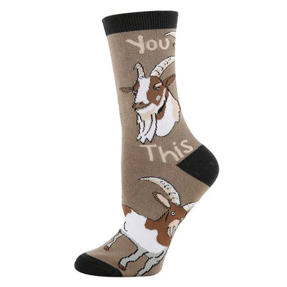 YOU GOAT THIS WOMEN'S CREW SOCKS