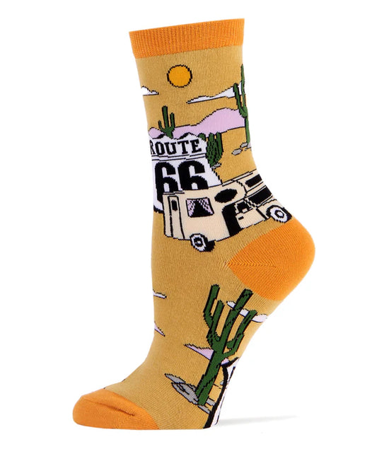 GET YOUR KICKS WOMEN'S CREW SOCKS