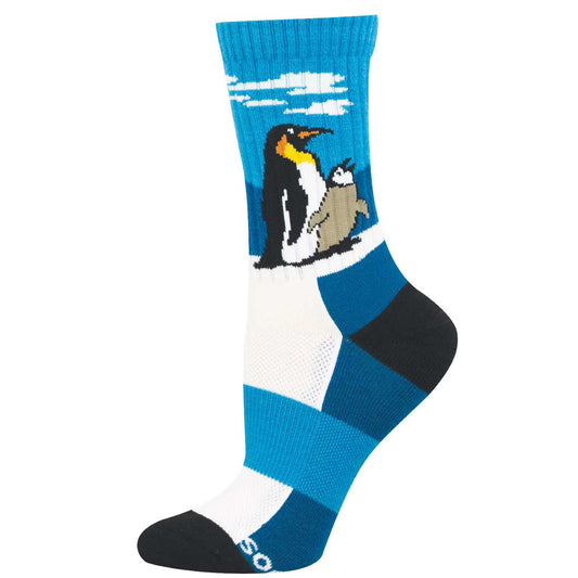 WADDLE IT BE? WOMEN'S MERINO WOOL CREW SOCKS