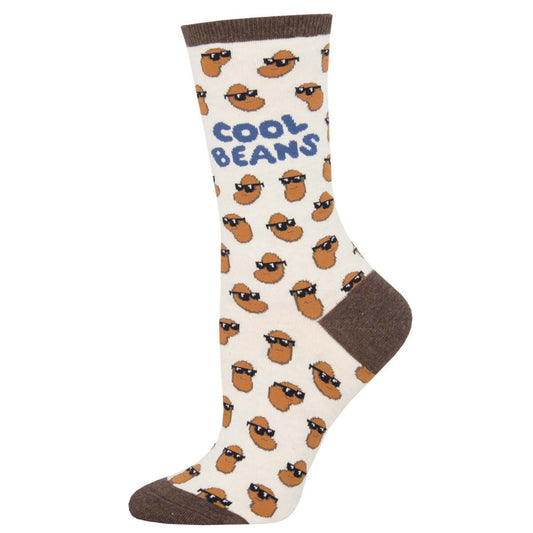 COOL BEANS WOMEN'S COTTON CREW SOCKS