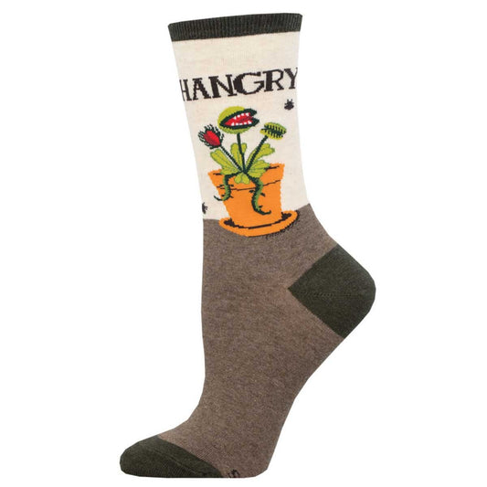 HANGRY WOMEN'S COTTON CREW SOCKS