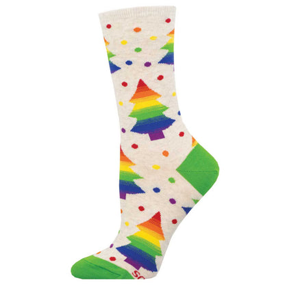 HOLIDAY PRIDE WOMEN'S COTTON CREW SOCKS