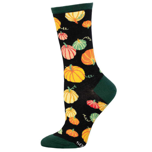 AIN'T THAT SOMETHING PUMPKIN WOMEN'S COTTON CREW SOCKS