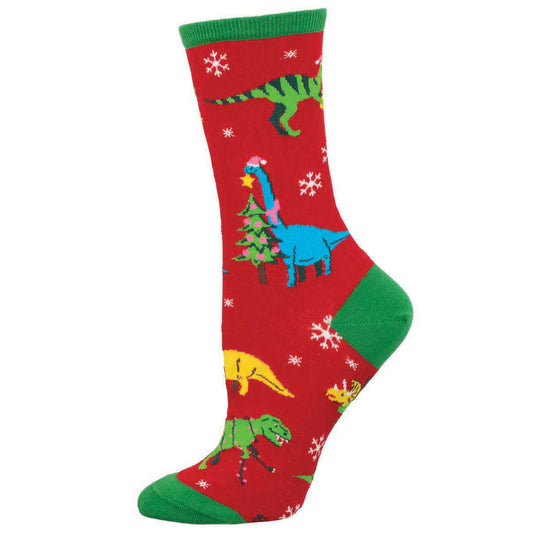 THE FIRST CHRISTMAS WOMEN'S COTTON CREW SOCKS