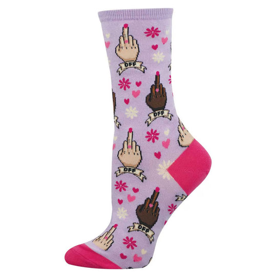 EFF OFF WOMEN'S CREW SOCKS