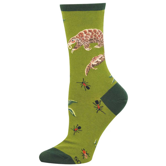 PANGOLINS WOMEN'S COTTON CREW SOCKS