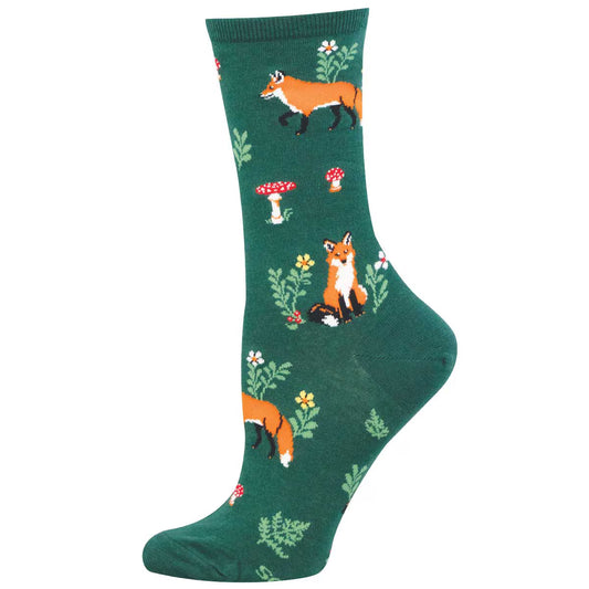 FOXY FELLOW WOMEN'S COTTON CREW SOCKS