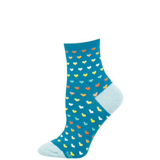 SPECTRUM OF LOVE WOMEN'S COTTON MINI CREW SOCKS