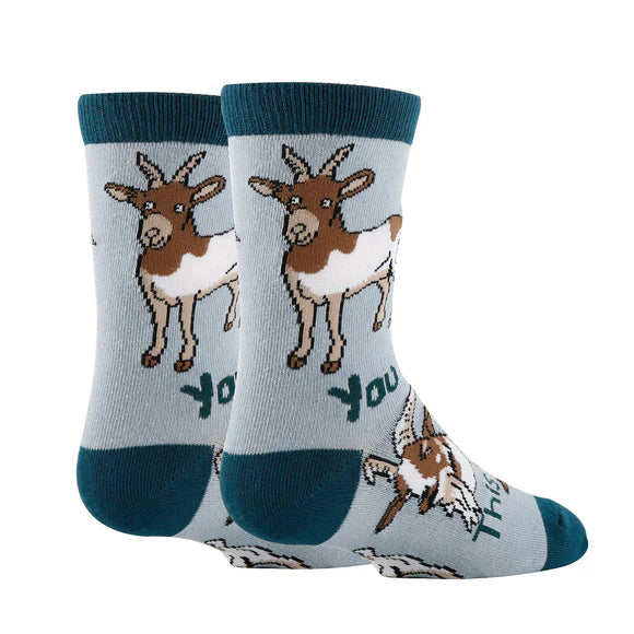 YOU GOAT THIS KID'S CREW SOCKS