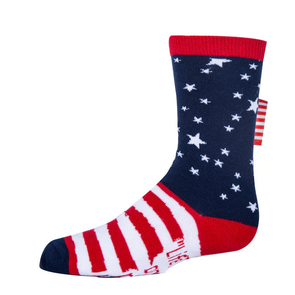 3D Liberty and Happines Youth's Funny Crew Socks