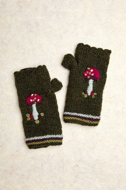 Lydia Blackpine Knit Handwarmers