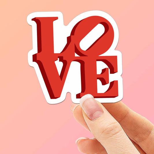 Love Sticker- Mini Philadelphia Decal for Hydroflask
