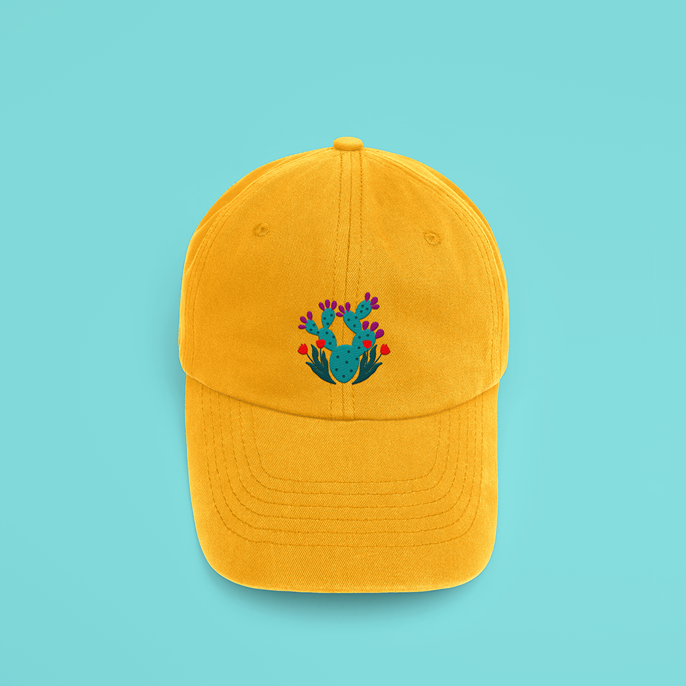 Prickly Pear Baseball Cap - Gold