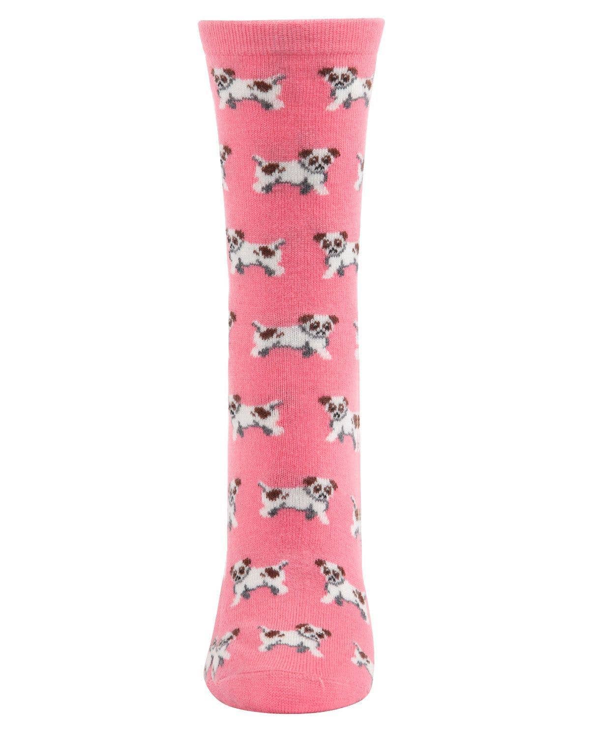WOMEN'S DOGS CASHMERE BLEND CREW SOCKS