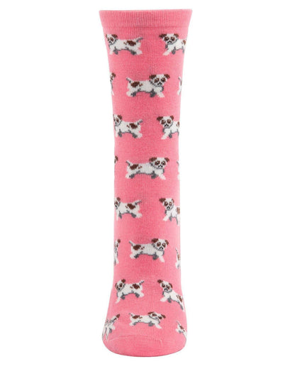 WOMEN'S DOGS CASHMERE BLEND CREW SOCKS