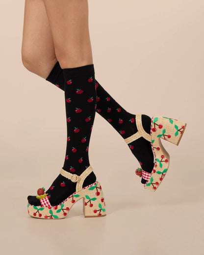 Apples Bamboo Compression Socks