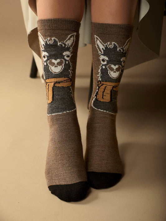 Alpaca Socks | Light Cushion Socks | Crew Socks