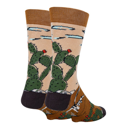 Coyote Sol Men's Cotton Crew Socks