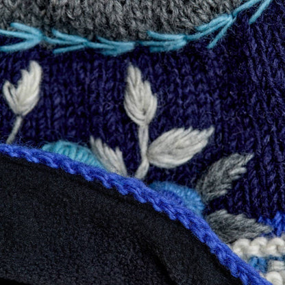 Color Block Arctic Knit Beanie